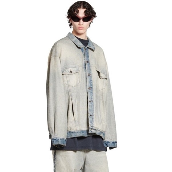 ❤발렌시아가 남성 블루 자켓 - Balenciaga Mens Blue Jackets - bac03x