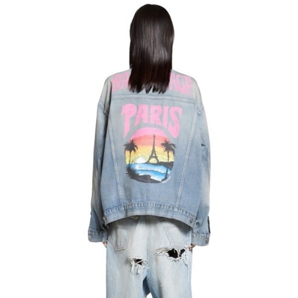 ❤발렌시아가 여성 블루 자켓 - Balenciaga Womens Blue Jackets - bac06x