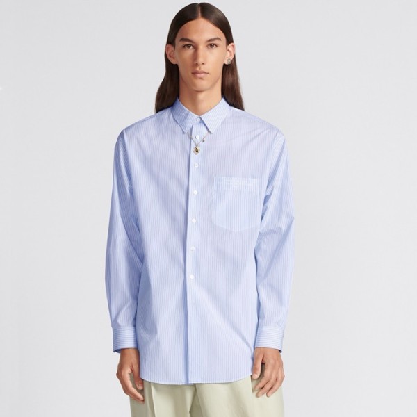 ❤디올 남성 캐쥬얼 블루 셔츠 - Dior Mens Blue Shirts - dic16x