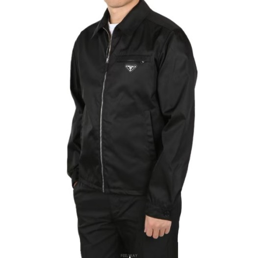 ❤프라다 남성 블랙 자켓 - Prada Mens Black Jackets - prc17x