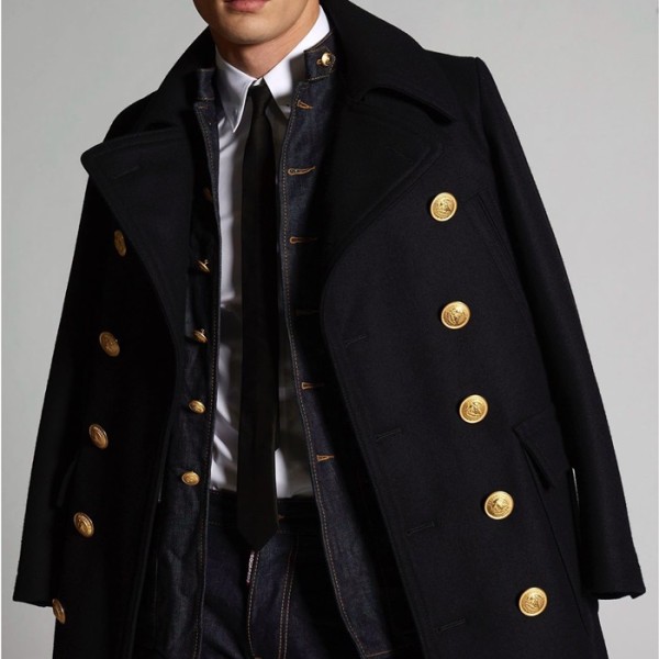 ❤디스퀘어드 남성 블랙 코트 - Dsquared2 Mens Black Coats - d2c22x