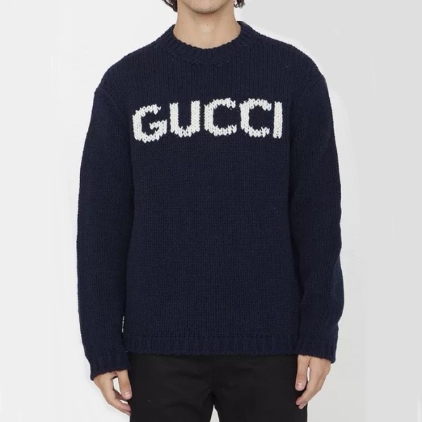 ❤구찌 남성 블랙 크루넥 스웨터 - Gucci Mens Black Sweaters- guc24x