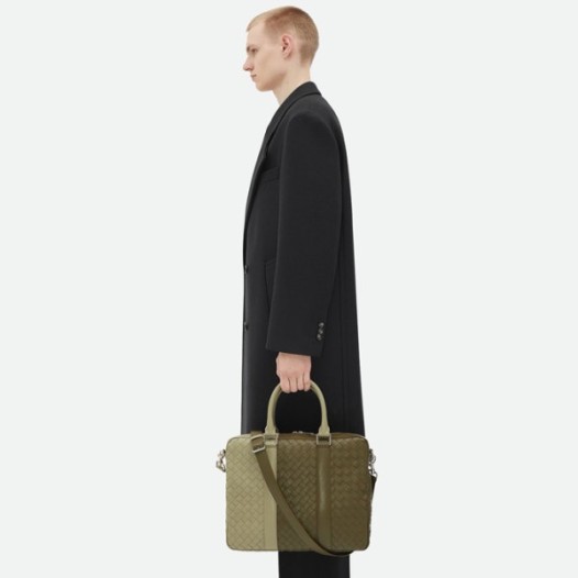 ❤보테가 베네타 남성 인트레치아토 라지 브리프케이스 - Bottega veneta Mens Intrecciato Large Briefcase - bvb01x