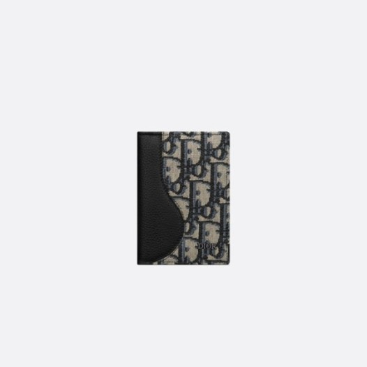 ❤디올 남성 블랙 반지갑 - Dior Mens Black Half Wallets - diw03x