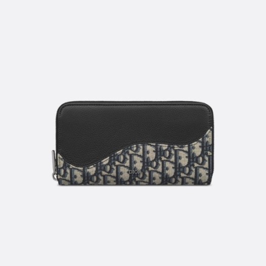 ❤디올 남성 블랙 장지갑 - Dior Mens Black Long Wallets - diw05x