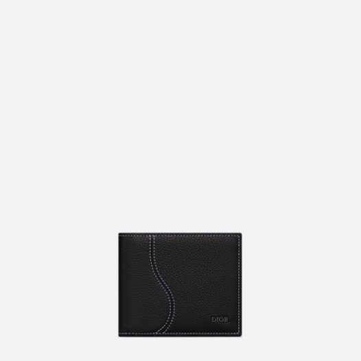 ❤디올 남성 블랙 반지갑 - Dior Mens Black Half Wallets - diw06x