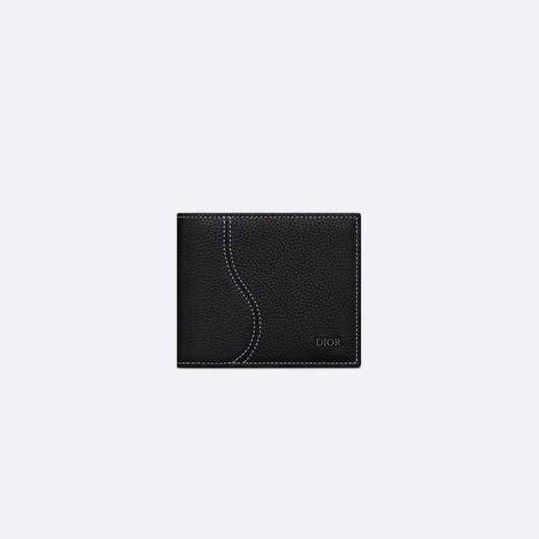 ❤디올 남성 블랙 반지갑 - Dior Mens Black Half Wallets - diw06x