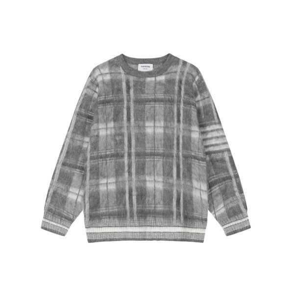 ❤톰브라운 남성 그레이 니트 - Thom Browne Mens Gray Knits - thc26x