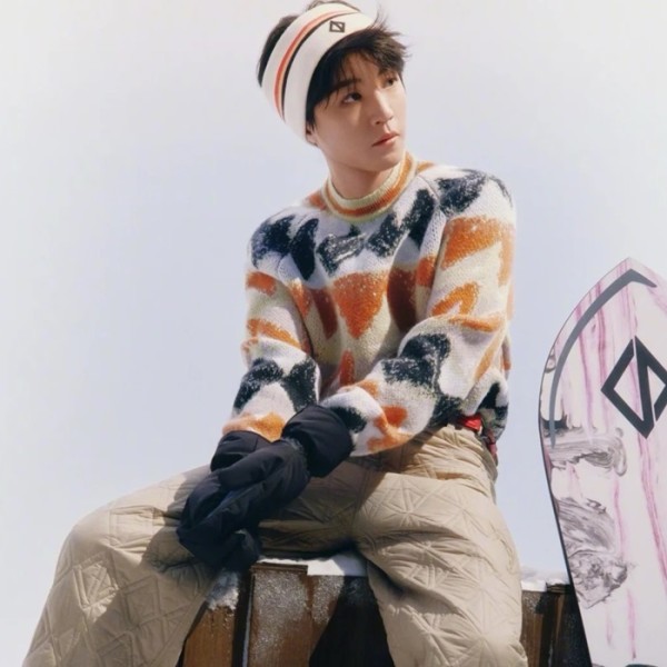 ❤디올 남성 브라운 크루넥 니트 - Dior Mens Brown Knitwear - dic38x