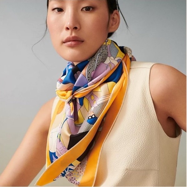 ❤에르메스 여성 오렌지 스카프 - Hermes Womens Orange Scarf - acc1353x