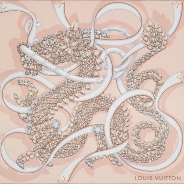 ❤루이비통 여성 핑크 스카프 - Louis vuitton Womens Pink Scarf - acc1355x