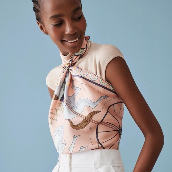 ❤에르메스 여성 핑크 스카프 - Hermes Womens Pink Scarf - acc1359x