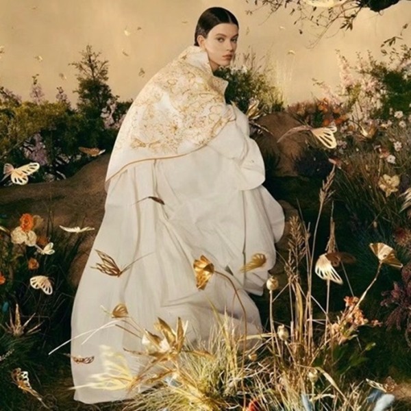 ❤디올 여성 골드 스카프 - Dior Womens Gold Scarf - acc1360x