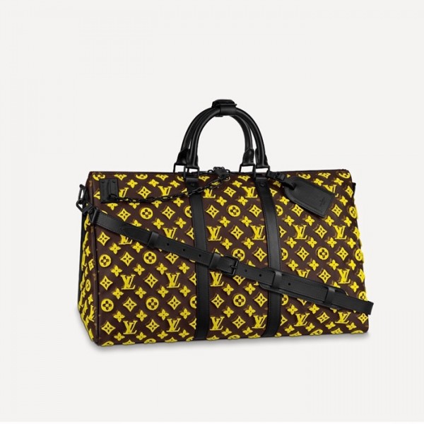 ❤루이비통 남성 키폴 반둘리에 - Louis vuitton Mens Yellow Keepall - lvb55x