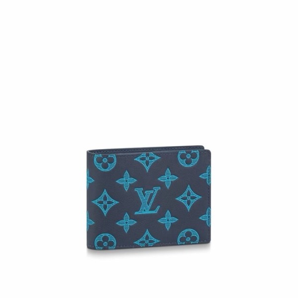 ❤루이비통 남성 블루 반지갑 M82322 - Louis vuitton Mens Blue Wallets - lvw28x