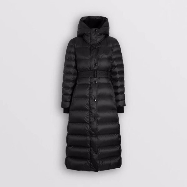 ❤버버리 여성 블랙 롱패딩 - Burberry Womens Black Long Padding - buc42x