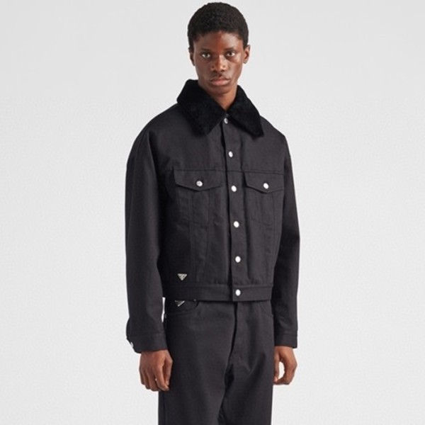 ❤프라다 남성 블랙 가죽 자켓 - Prada Mens Black Jackets - prc45x