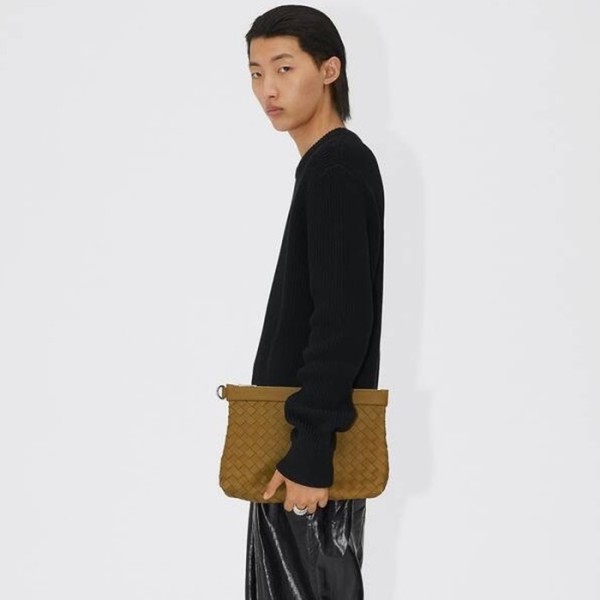 ❤보테가베네타 남성 카멜 클러치 - Bottega Veneta Mens Camel Clutch - bvb100x