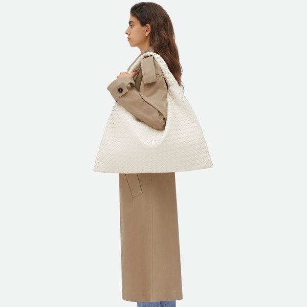 ❤보테가베네타 여성 화이트 쇼퍼백 - Bottega Veneta Womens White Shopping Bag - bvb108x