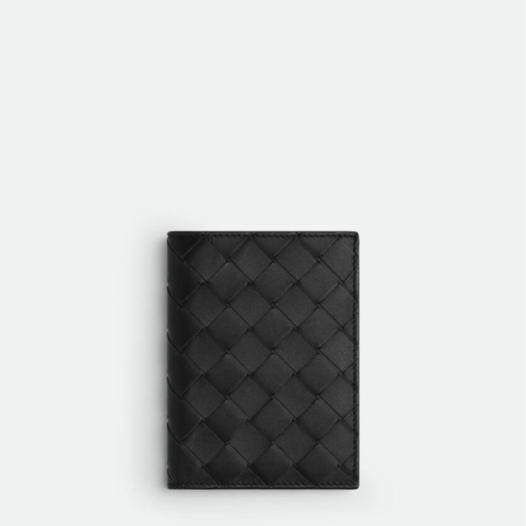 ❤보테가베네타 남성 블랙 반지갑 - Bottega Veneta Mens Black Half Wallets - bvw32x