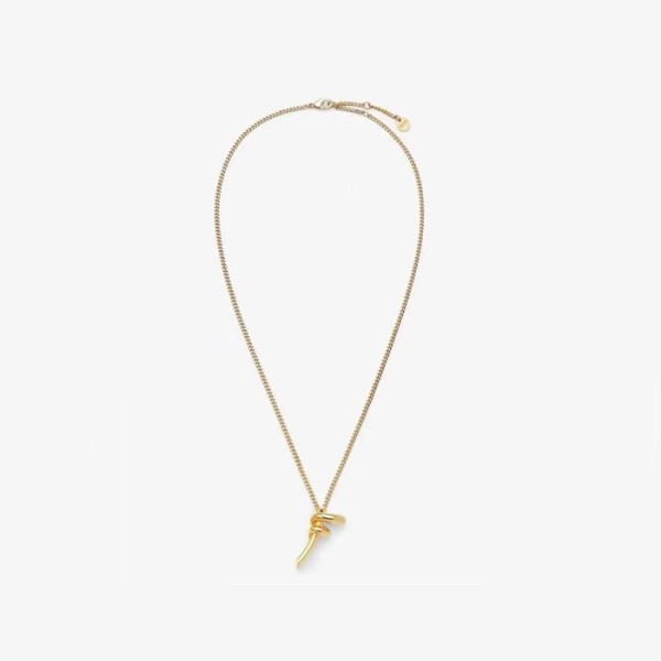 ❤펜디 여성 골드 목걸이 - Fendi Womens Gold Necklace - acc1379x