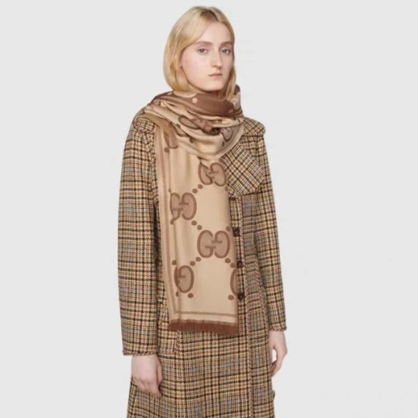 ❤구찌 여성 카멜 스카프 - Gucci Womens Camel Scarf - gu1383x