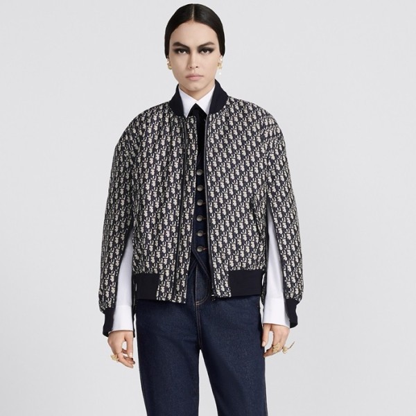 ❤디올 여성 네이비 다운 자켓 - Dior Womens Navy Jackets - dic47x