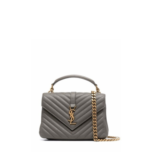 ❤입생로랑 여성 그레이 퀄티드 백 - Saint Laurent Womens Gray College - ysb125x