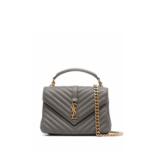❤입생로랑 여성 그레이 퀄티드 백 - Saint Laurent Womens Gray College - ysb125x