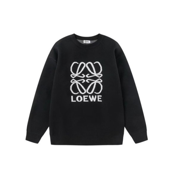 ❤로에베 남성 블랙 스웨터 - Loewe Mens Black Sweaters - loc01x