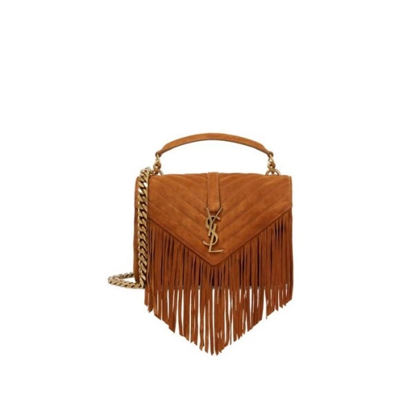 ❤입생로랑 여성 카멜 퀄티드 백 - Saint Laurent Womens Camel College - ysb139x