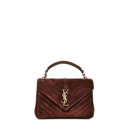 ❤입생로랑 여성 브라운 퀄티드 백 - Saint Laurent Womens Brown College - ysb152x