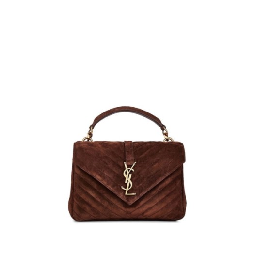 ❤입생로랑 여성 브라운 퀄티드 백 - Saint Laurent Womens Brown College - ysb152x