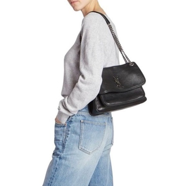 ❤입생로랑 여성 블랙 니키 - Saint Laurent Womens Black Niki - ysb163x