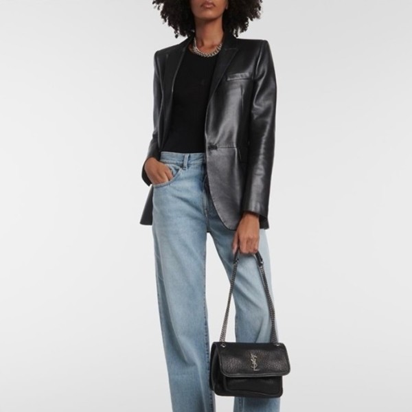 ❤입생로랑 여성 블랙 니키 - Saint Laurent Womens Black Niki - ysb168x