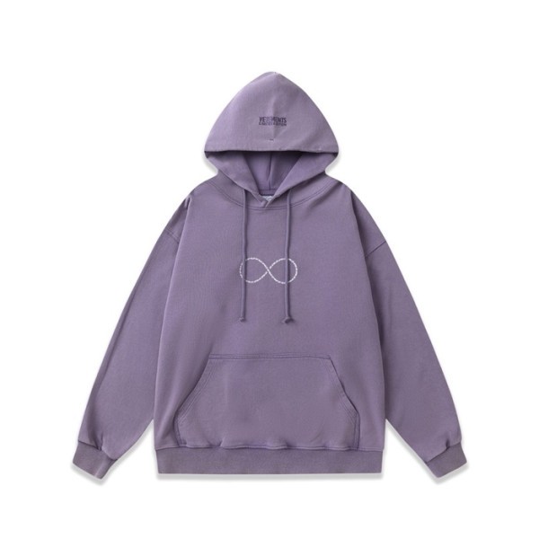 ❤베트멍 남성 퍼플 후드티 - Vetements Mens Purple Hoodie - vec66x
