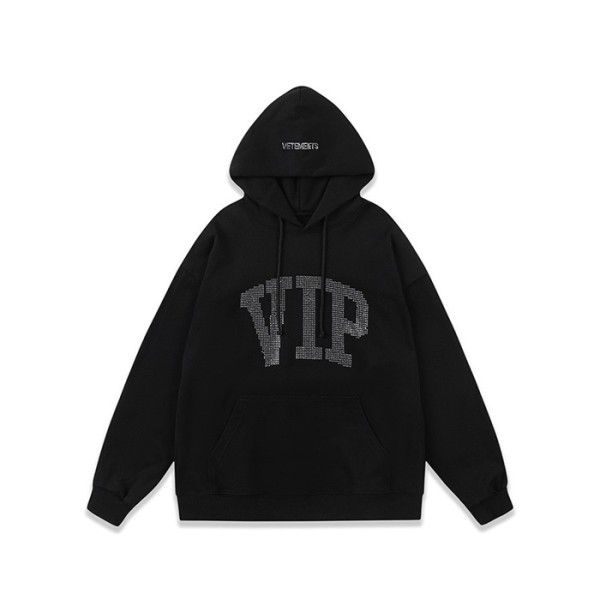 ❤베트멍 남성 블랙 후드티 - Vetements Mens Black Hoodie - vec68x