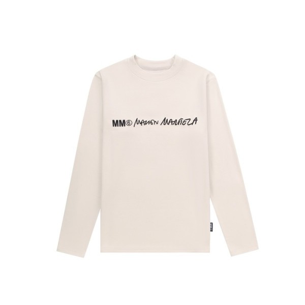 ❤메종 마르지엘라 남성 아이보리 긴팔티 - Maison Margiela Mens Ivory Tshirts - mac76x