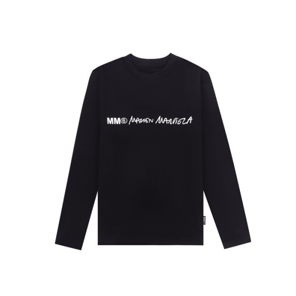 ❤메종 마르지엘라 남성 블랙 긴팔티 - Maison Margiela Mens Black Tshirts - mac77x