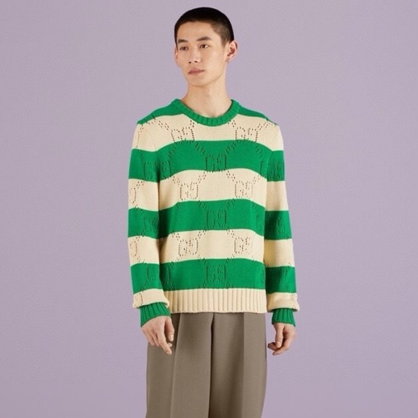 ❤구찌 남성 그린 크루넥 니트 - Gucci Mens Green Knits - guc90x