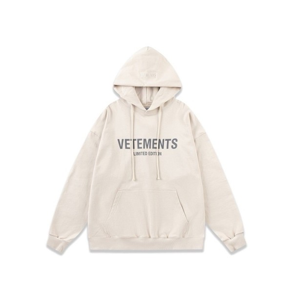 ❤베트멍 남성 베이지 후드티 - Vetements Mens Beige Hoodie - vec94x