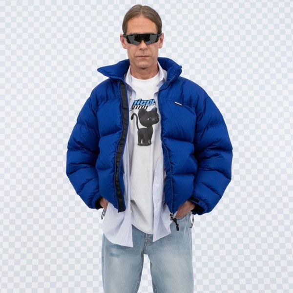 ❤베트멍 남성 모던 블루 패딩 - Vetments Mens Blue Padding - vec96x