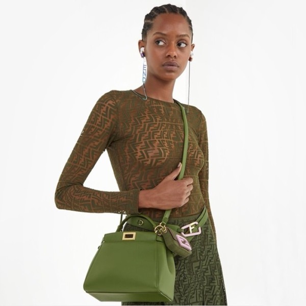 ❤펜디 여성 그린 피카부백 - Fendi Womens Green Peekaboo - feb182x