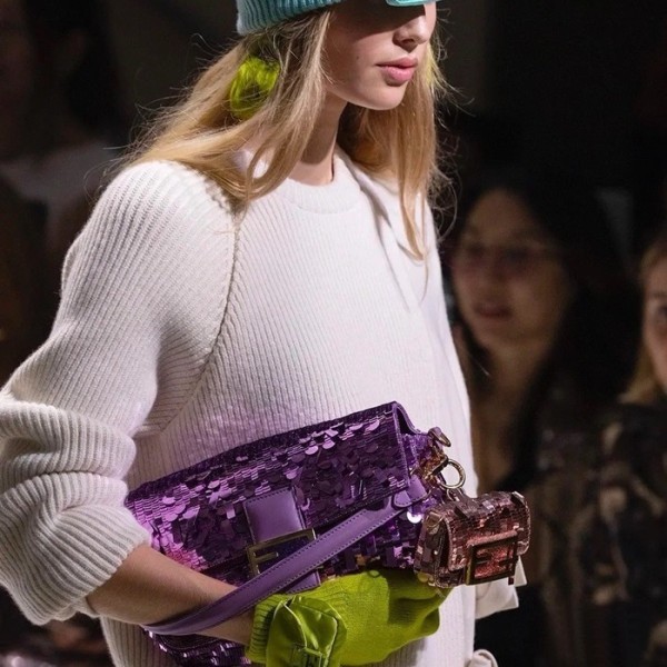 ❤펜디 여성 퍼플 바게트 백 - Fendi Womens Baguette Bag - feb194x