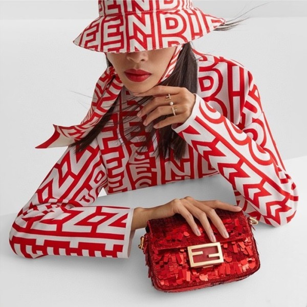 ❤펜디 여성 레드 바게트 백 - Fendi Womens Baguette Bag - feb195x