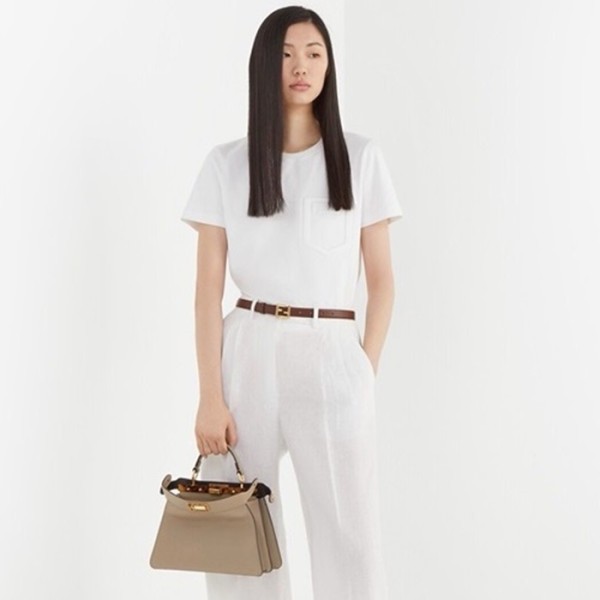 ❤펜디 여성 그레이 피카부 백 - Fendi Womens Gray Peekaboo - feb208x