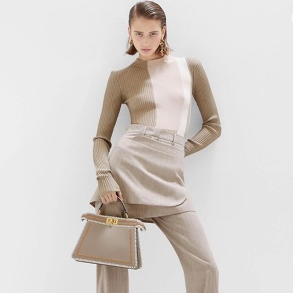 ❤펜디 여성 그레이 피카부 백 - Fendi Womens Gray Peekaboo - feb210x