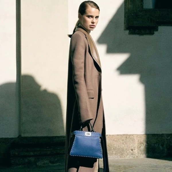 ❤펜디 여성 블루 피카부 백 - Fendi Womens Blue Peekaboo - feb211x