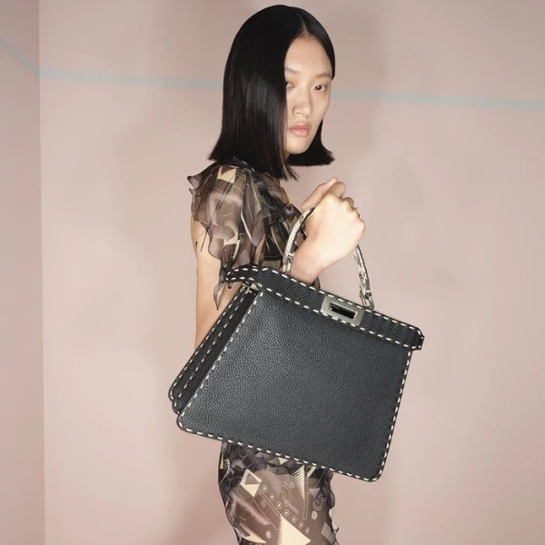 ❤펜디 여성 블랙 피카부 백 - Fendi Womens Black Peekaboo - feb221x