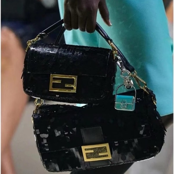 ❤펜디 여성 블랙 바게트 백 - Fendi Womens Baguette Bag - feb226x